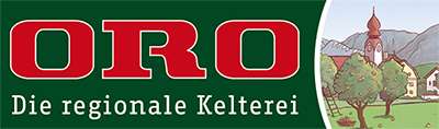 Logo der ORO Kelterei, die unser Obst verarbeitet und die Chiemsee Bauernhöfe auch unterstützt.