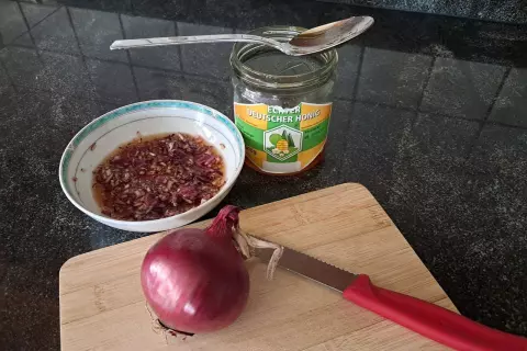 1_chiemsee_bauernhof_hausmittel_hanznhof_honig-zwiebel-saft_zubereitung